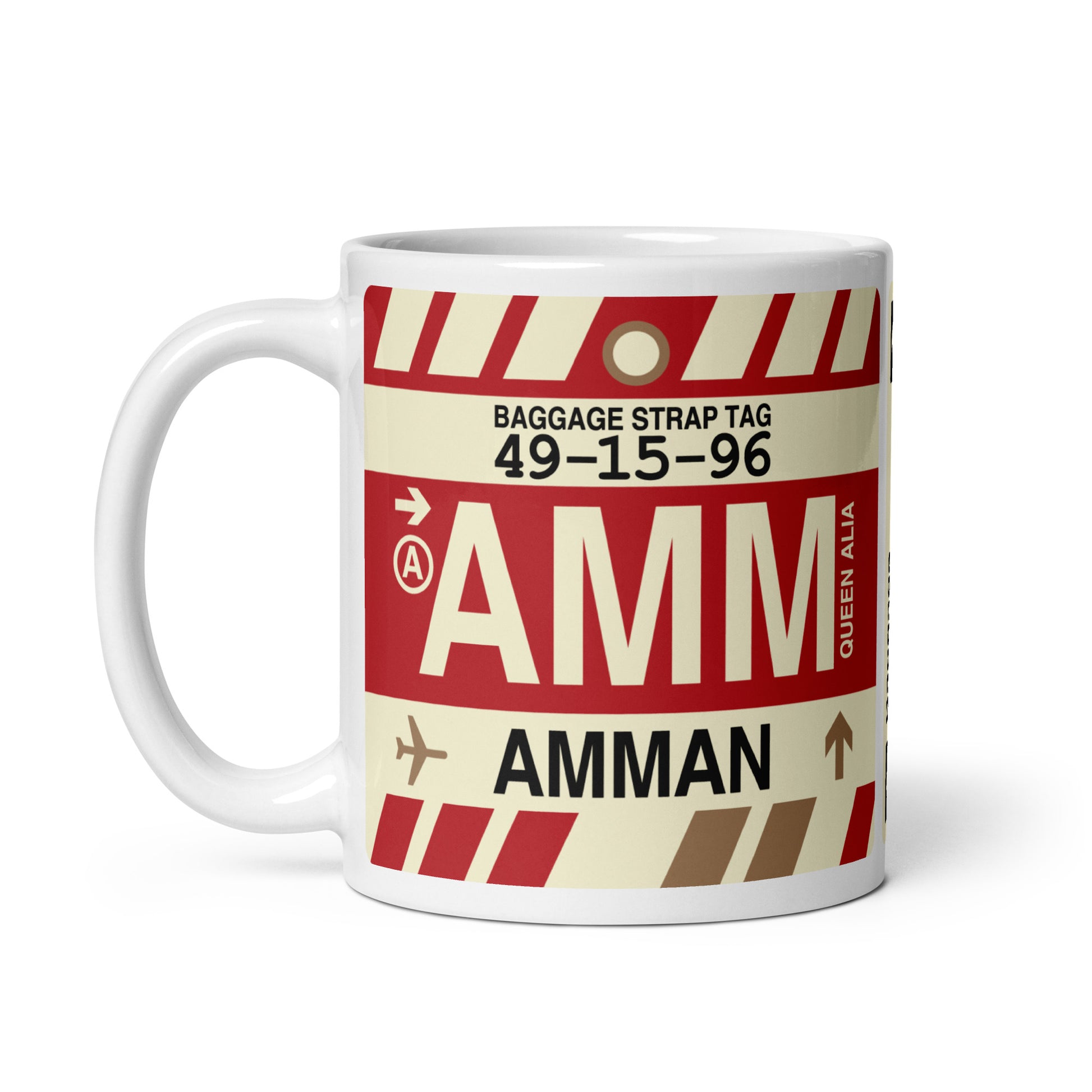 Travel Gift Coffee Mug • AMM Amman • YHM Designs - Image 03