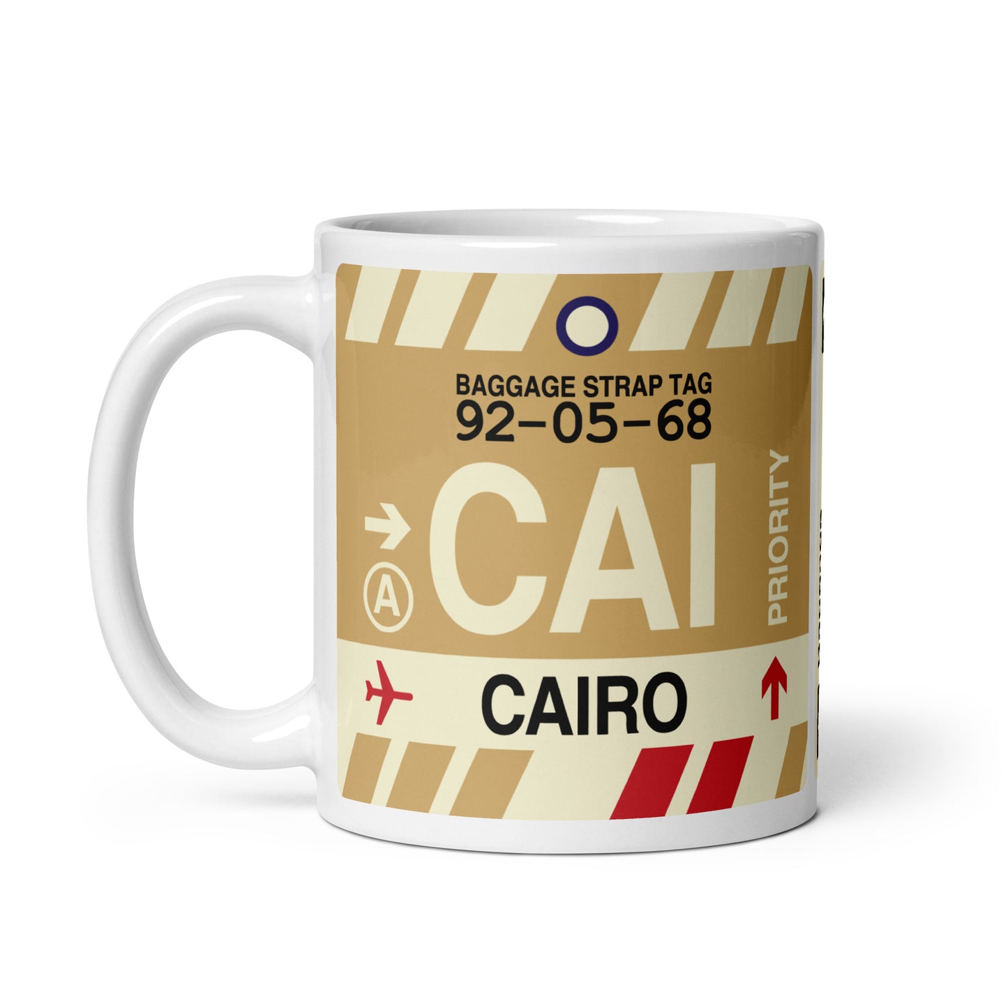 Travel Gift Coffee Mug • CAI Cairo Souvenir • YHM Designs - Image 03