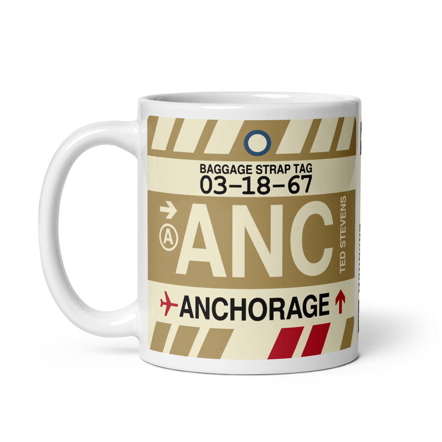 Travel Gift Coffee Mug • ANC Anchorage • YHM Designs - Image 03