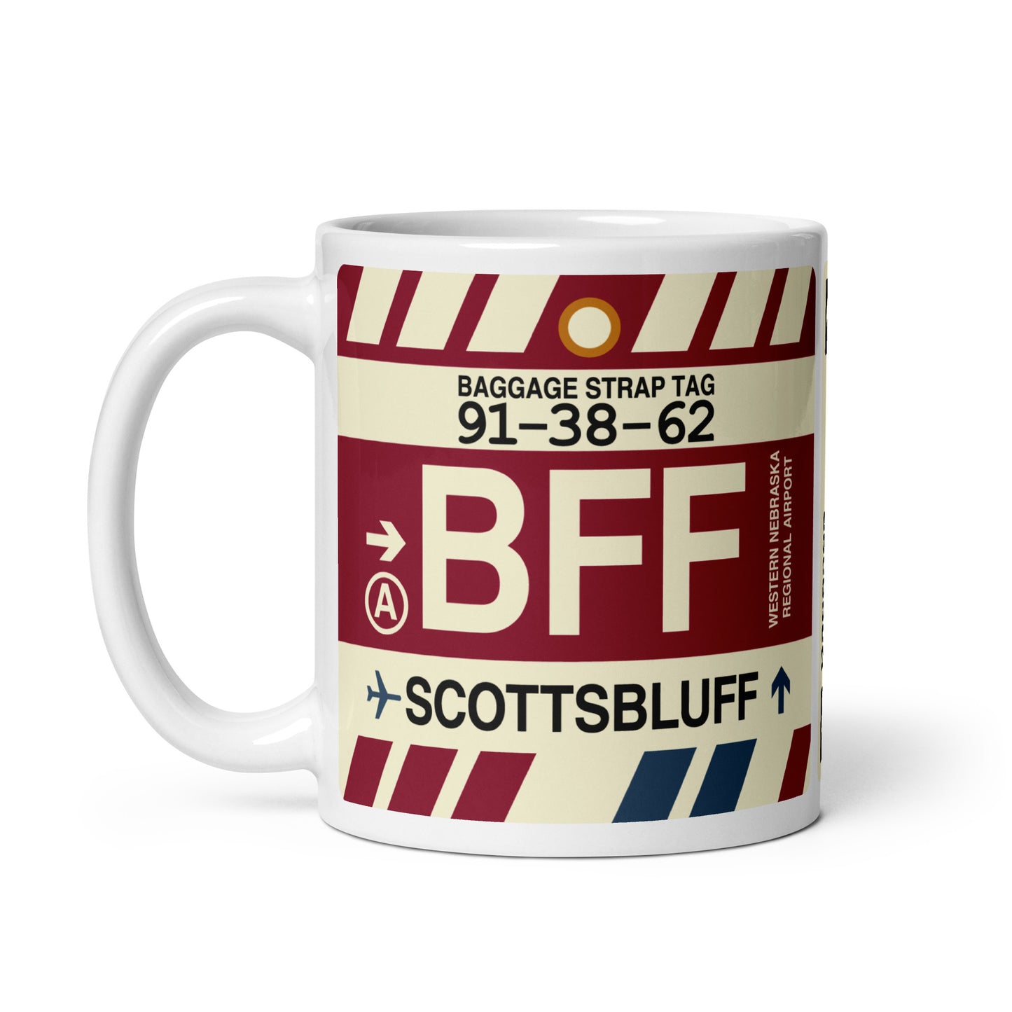 Travel Gift Coffee Mug • BFF Scottsbluff Souvenir • YHM Designs - Image 03
