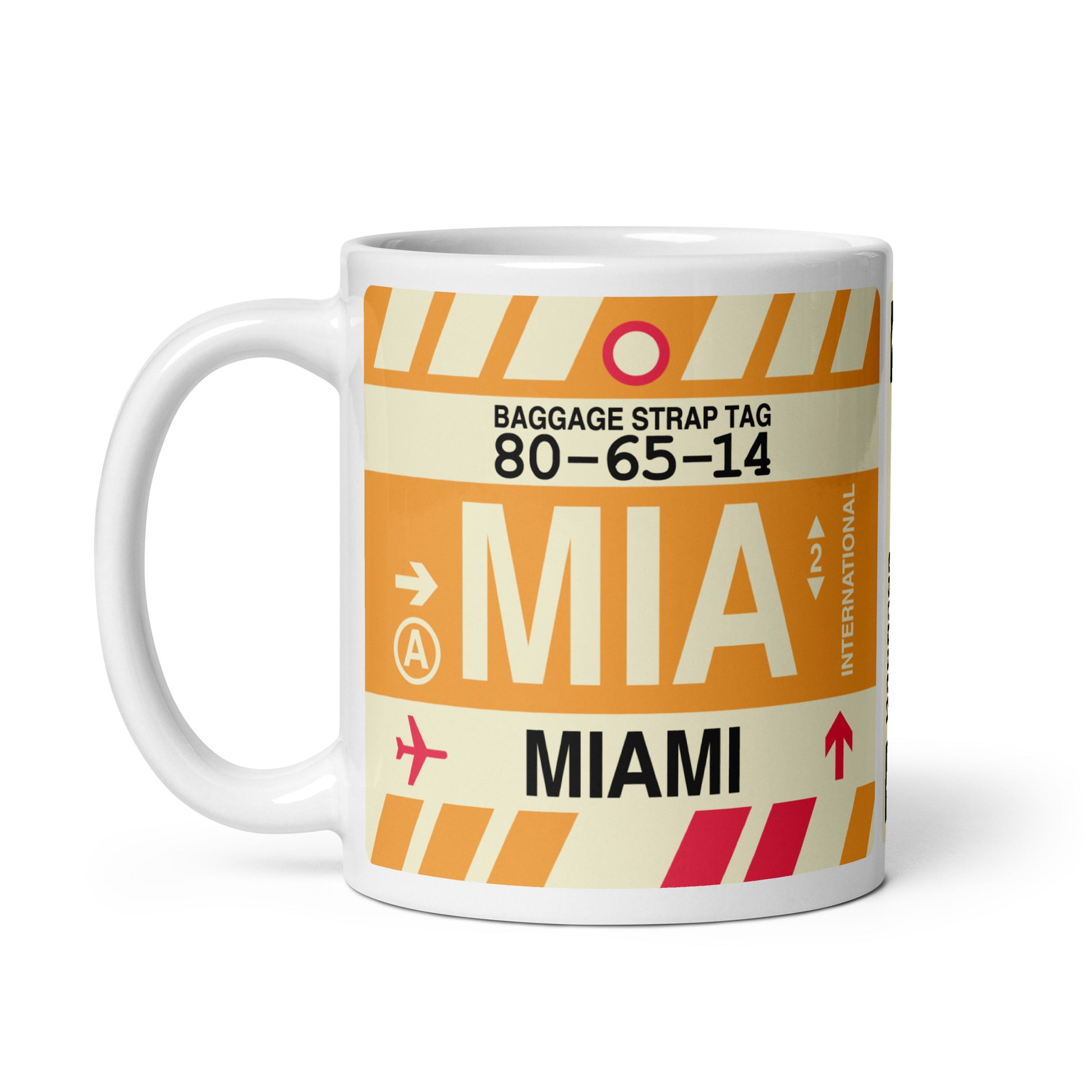 Travel Gift Coffee Mug • MIA Miami • YHM Designs - Image 03