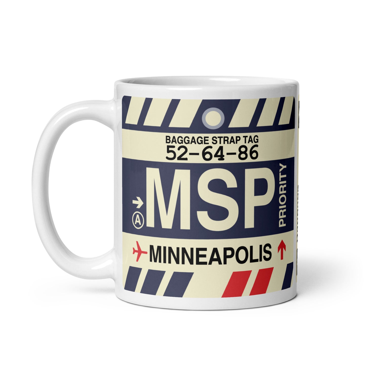 Travel Gift Coffee Mug • MSP Minneapolis • YHM Designs - Image 03