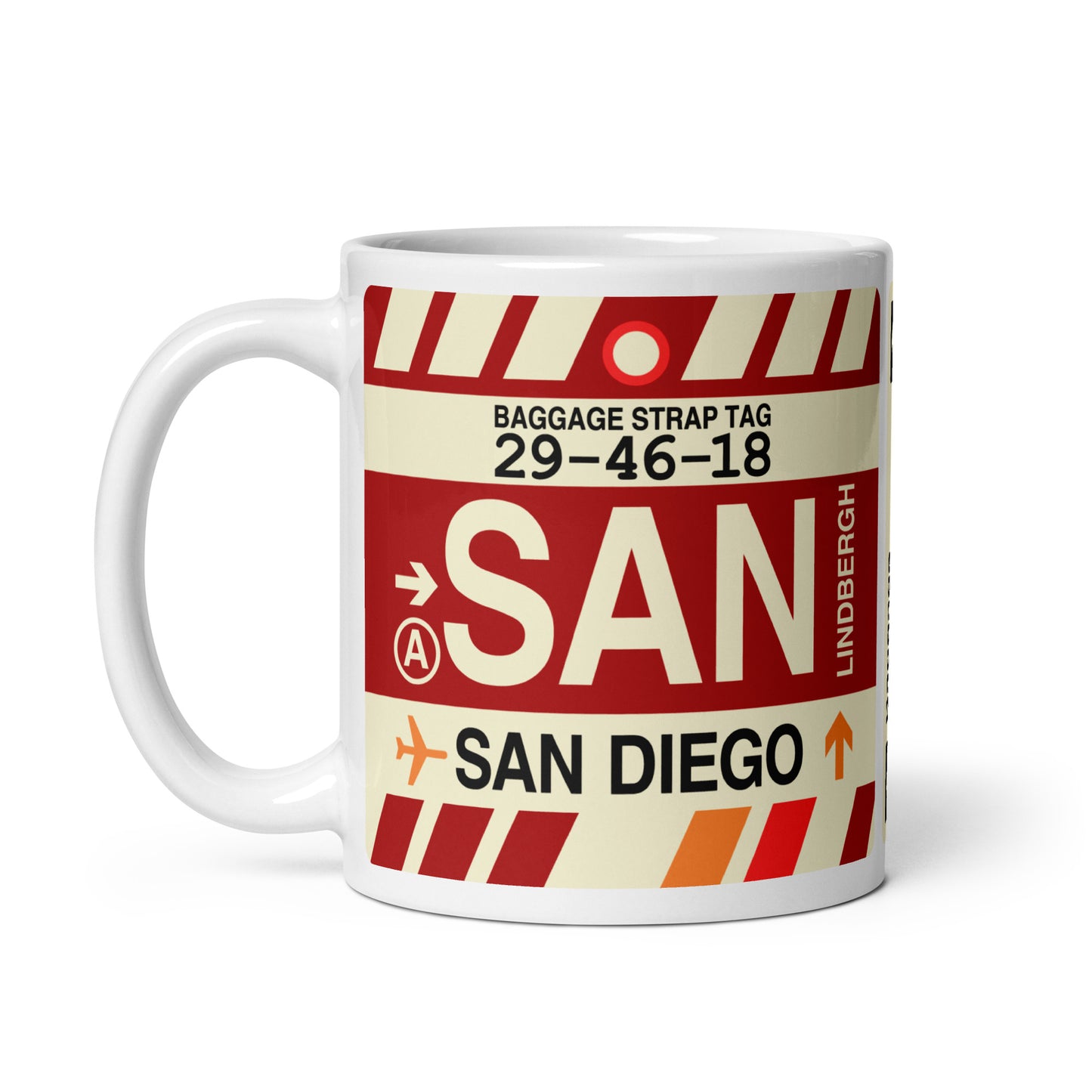 Travel Gift Coffee Mug • SAN San Diego • YHM Designs - Image 03
