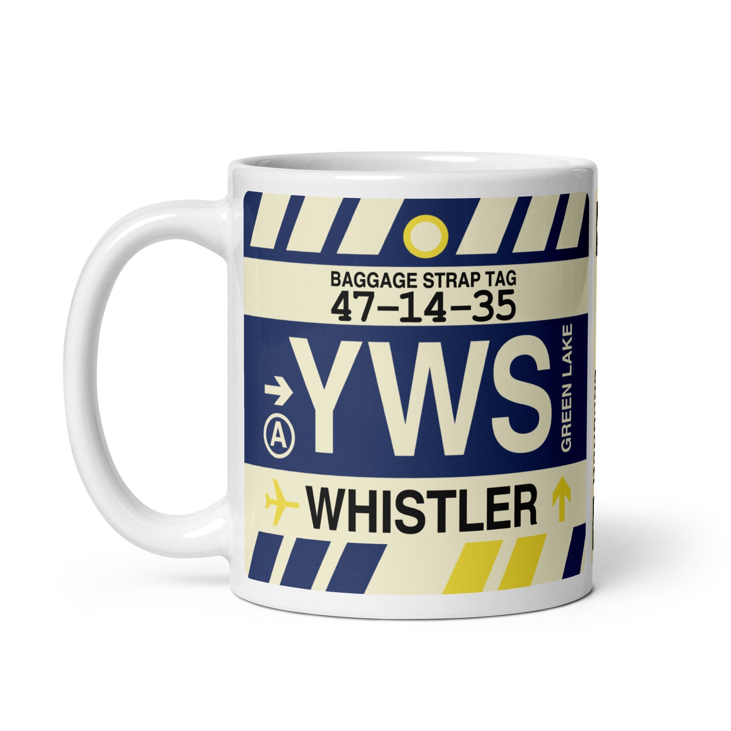 Travel Gift Coffee Mug • YWS Whistler Souvenir • YHM Designs - Image 03