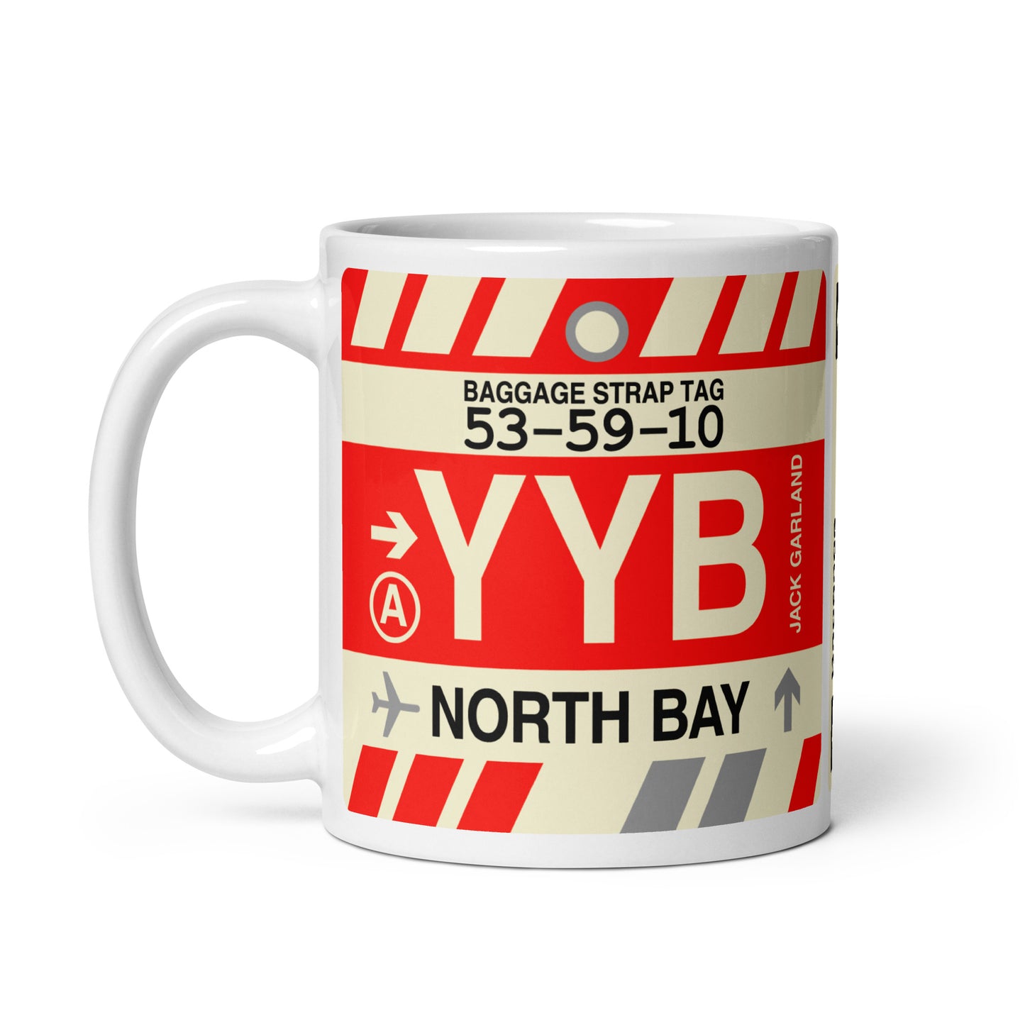 Travel Gift Coffee Mug • YYB North Bay Souvenir • YHM Designs - Image 03