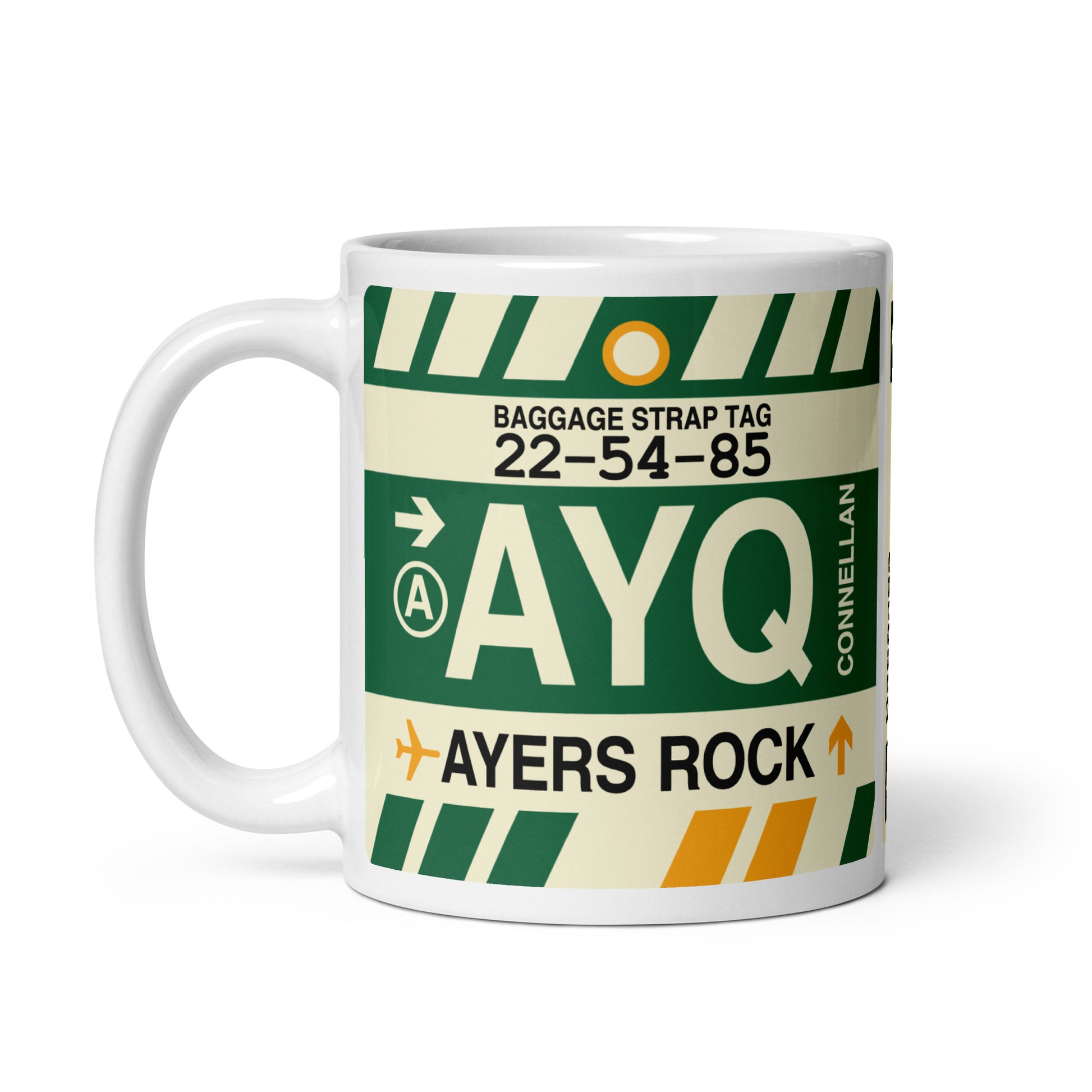 Travel Gift Coffee Mug • AYQ Ayers Rock • YHM Designs - Image 03