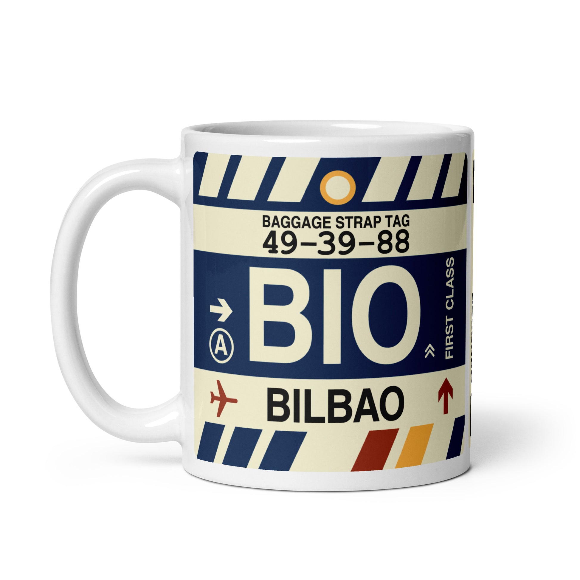 Travel Gift Coffee Mug • BIO Bilbao • YHM Designs - Image 03