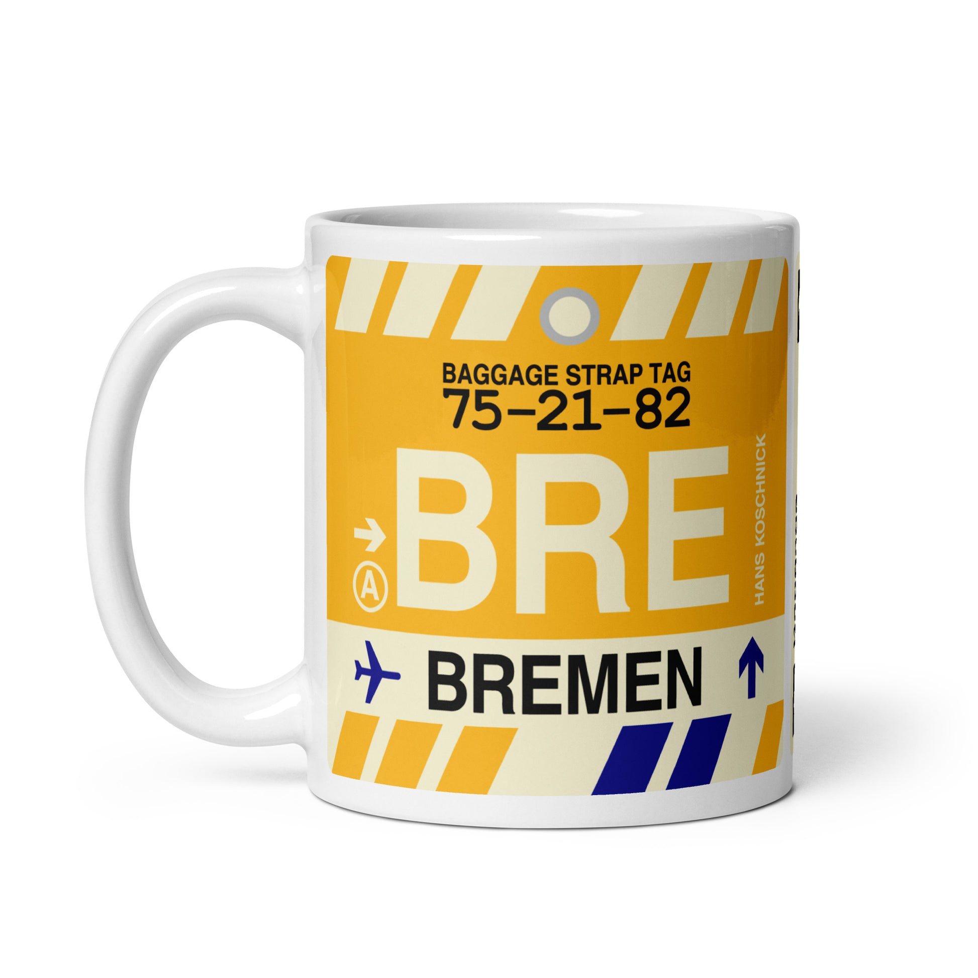 Travel Gift Coffee Mug • BRE Bremen • YHM Designs - Image 03