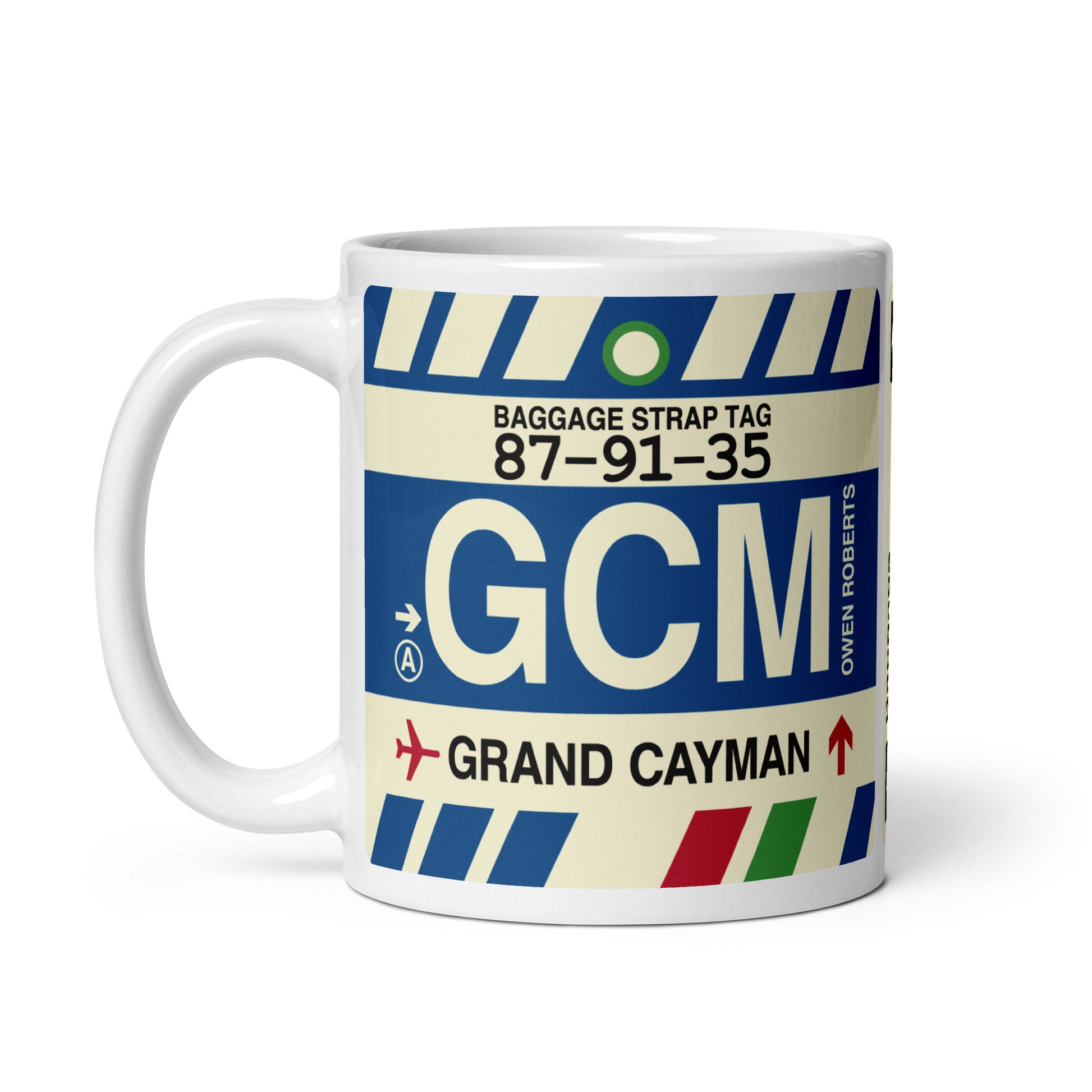 Travel Gift Coffee Mug • GCM Grand Cayman • YHM Designs - Image 03