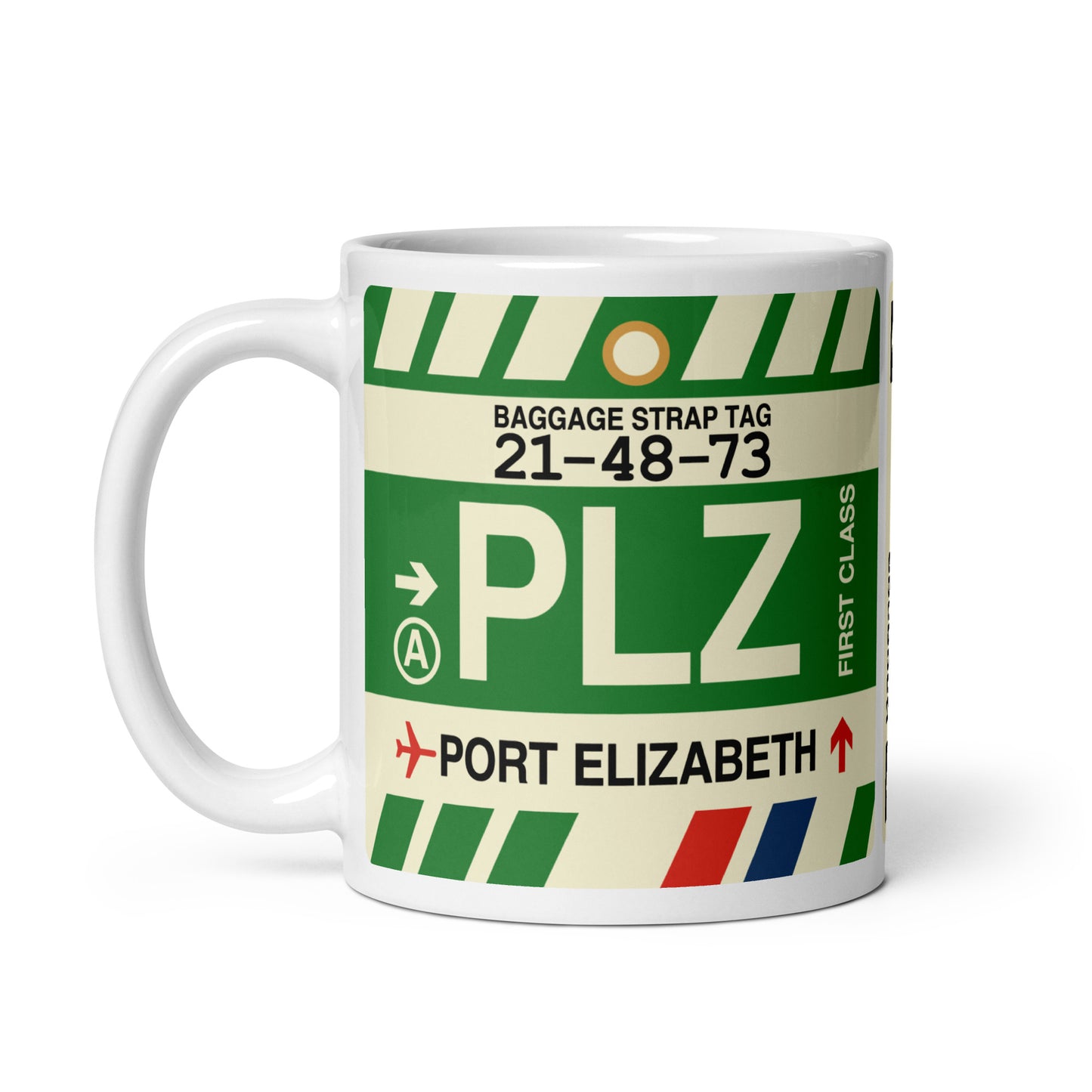 Travel Gift Coffee Mug • PLZ Port Elizabeth Souvenir • YHM Designs - Image 03