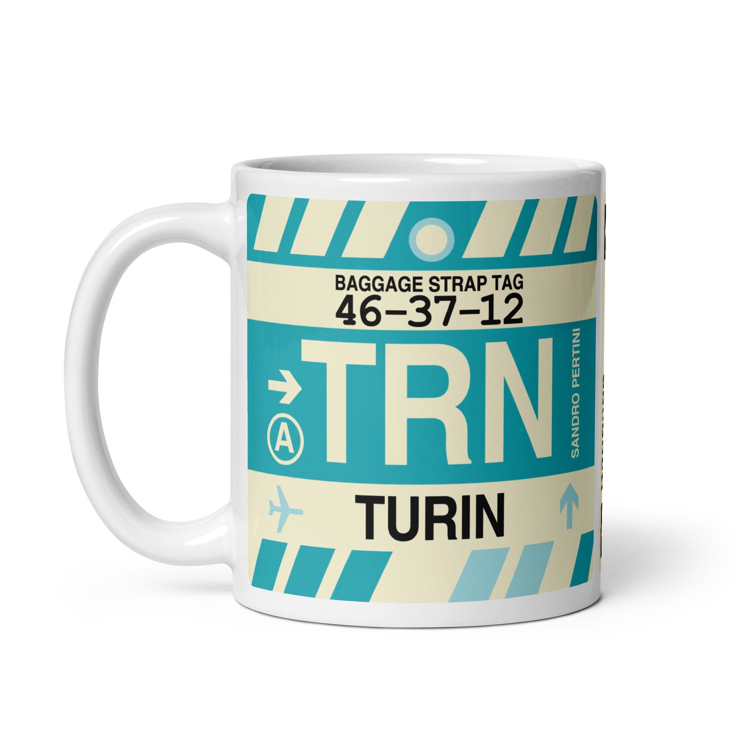 Travel Gift Coffee Mug • TRN Turin • YHM Designs - Image 03