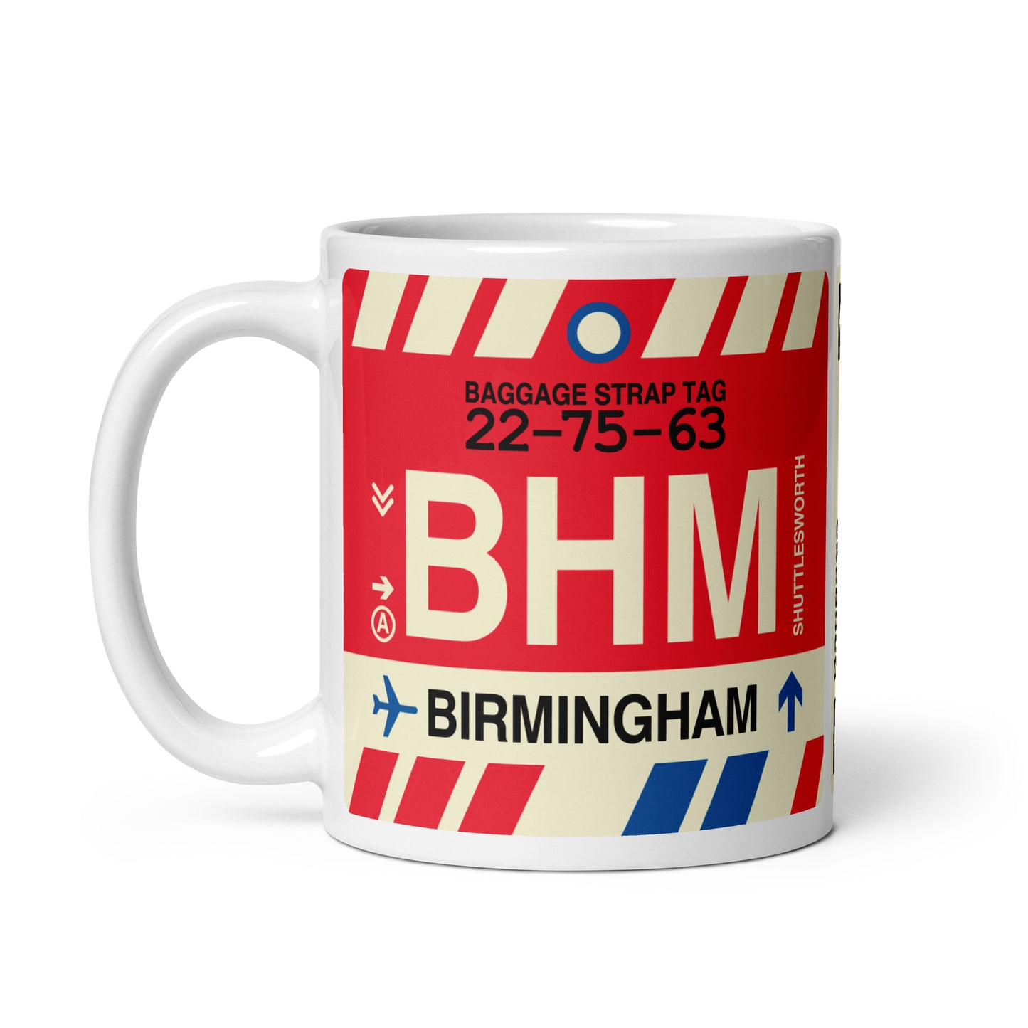 Travel Gift Coffee Mug • BHM Birmingham Souvenir • YHM Designs - Image 03