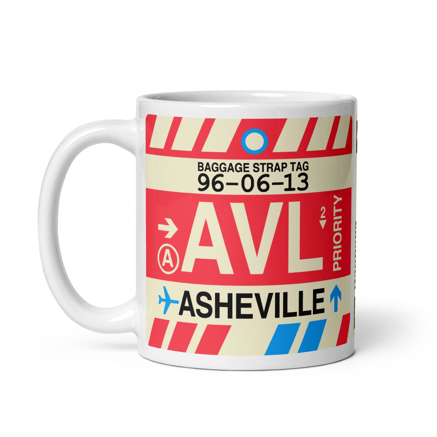 Travel Gift Coffee Mug • AVL Asheville • YHM Designs - Image 03