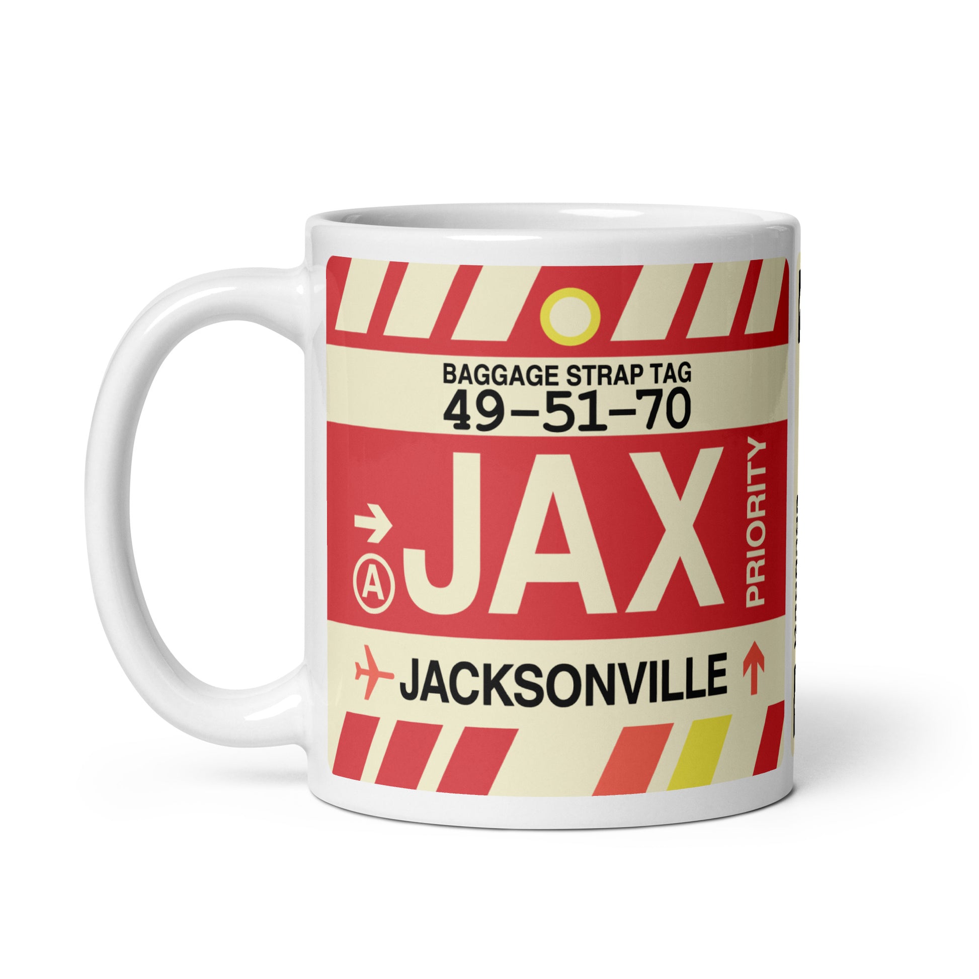 Travel Gift Coffee Mug • JAX Jacksonville • YHM Designs - Image 03