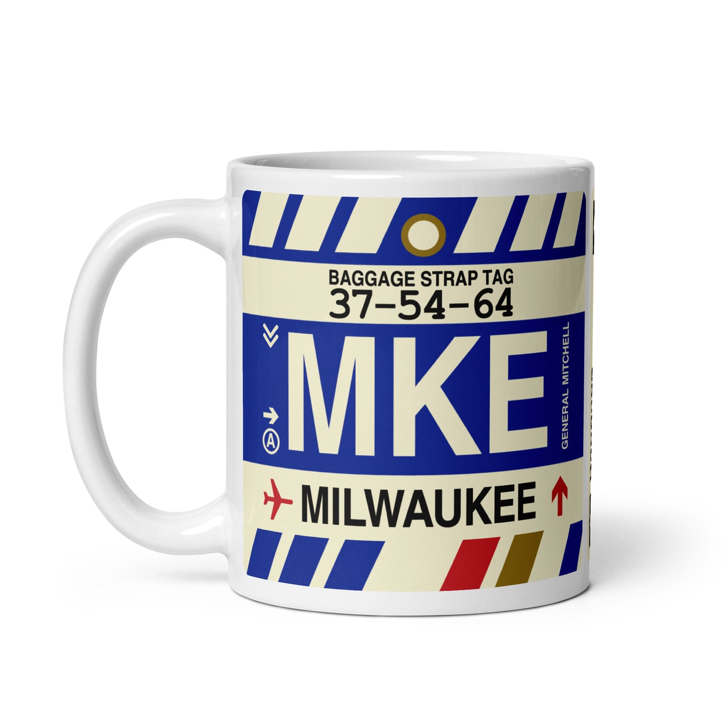 Travel Gift Coffee Mug • MKE Milwaukee • YHM Designs - Image 03