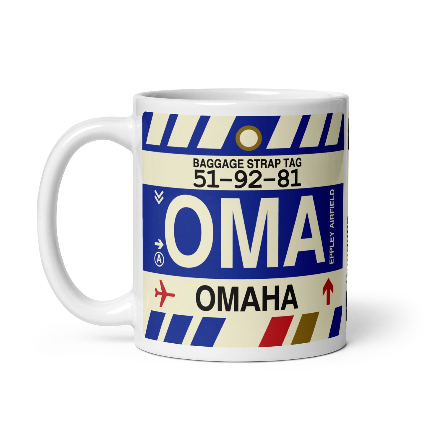 Travel Gift Coffee Mug • OMA Omaha • YHM Designs - Image 03