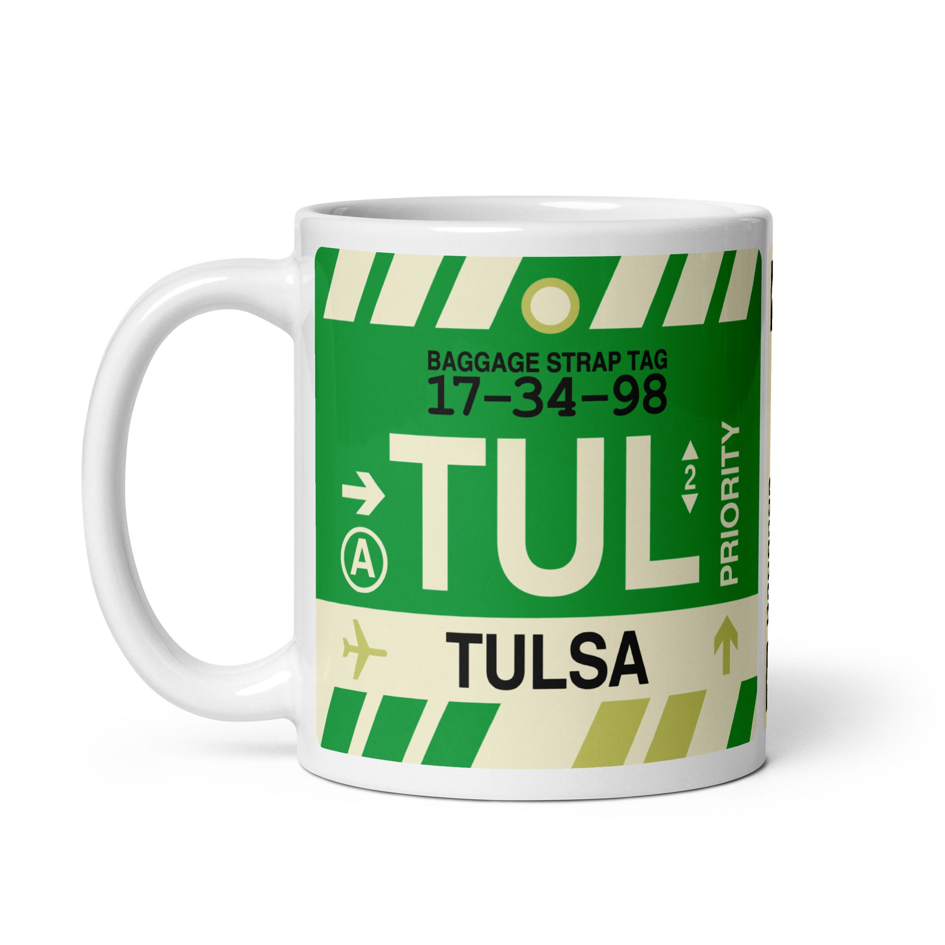 Travel Gift Coffee Mug • TUL Tulsa • YHM Designs - Image 03