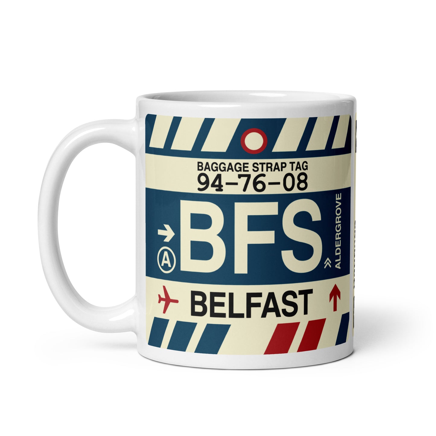 Travel Gift Coffee Mug • BFS Belfast Souvenir • YHM Designs - Image 03