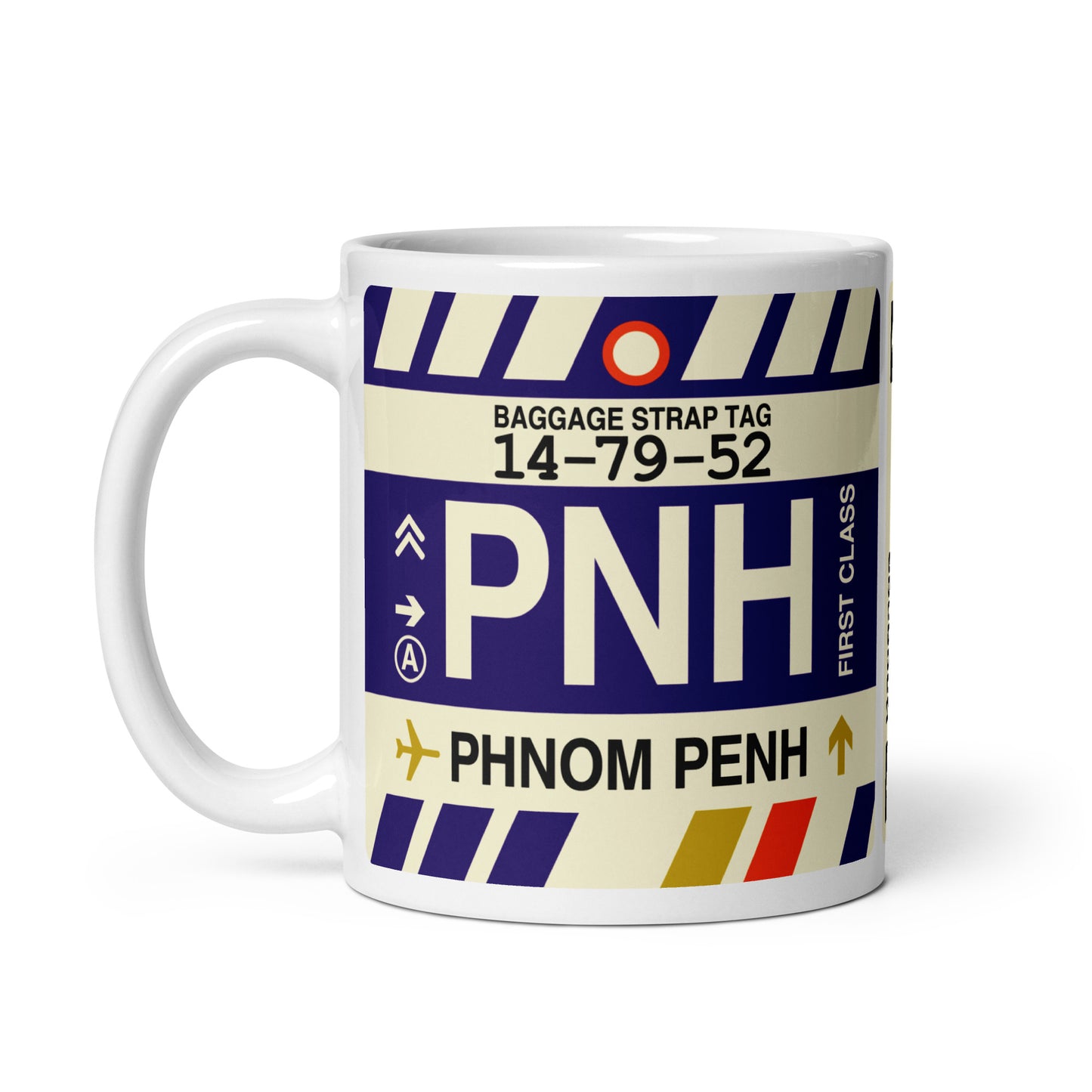 Travel Gift Coffee Mug • PNH Phnom Penh Souvenir • YHM Designs - Image 02