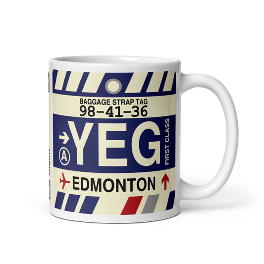 Travel Gift Coffee Mug • YEG Edmonton • YHM Designs - Image 01