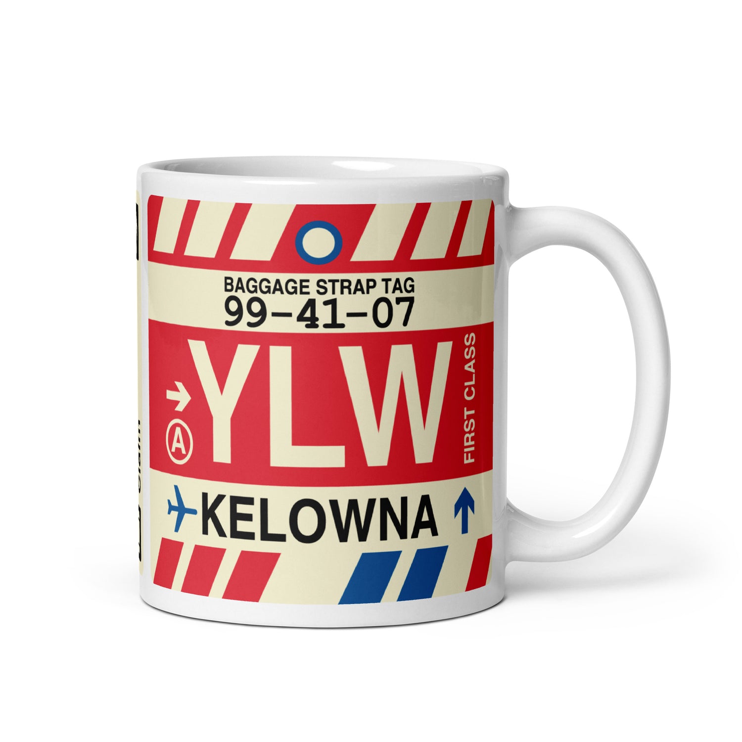 Kelowna British Columbia Coffee Mugs and Water Bottles • YLW Airport Code