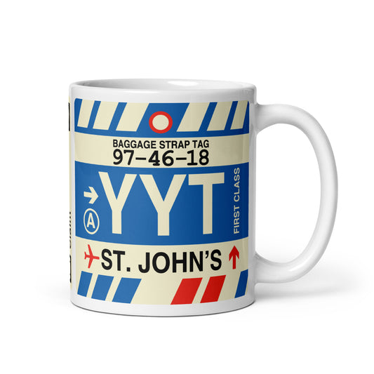 Travel Gift Coffee Mug • YYT St. John's • YHM Designs - Image 01