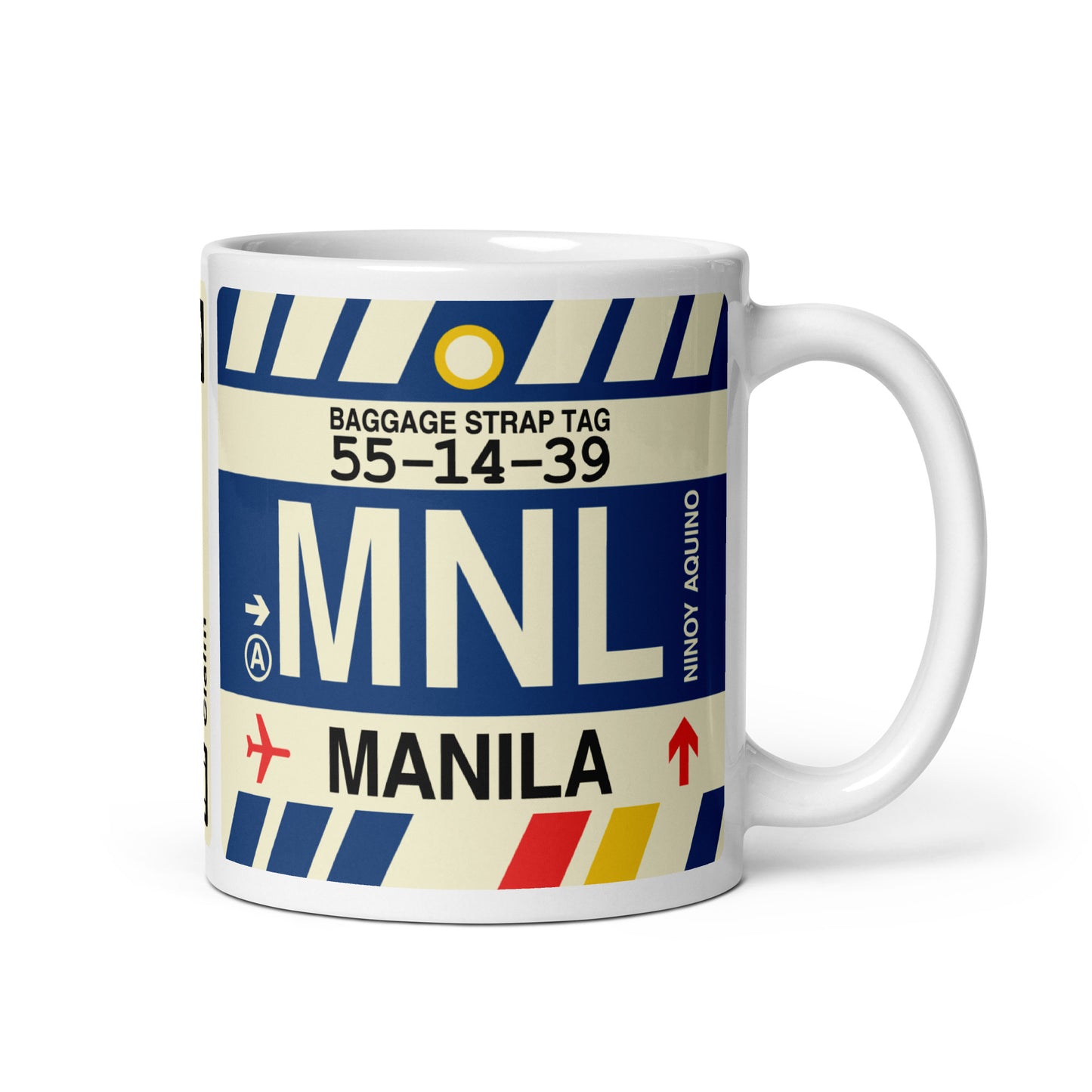 Travel Gift Coffee Mug • MNL Manila Souvenir • YHM Designs - Image 01