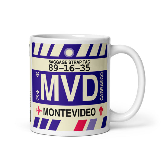 Travel Gift Coffee Mug • MVD Montevideo • YHM Designs - Image 01