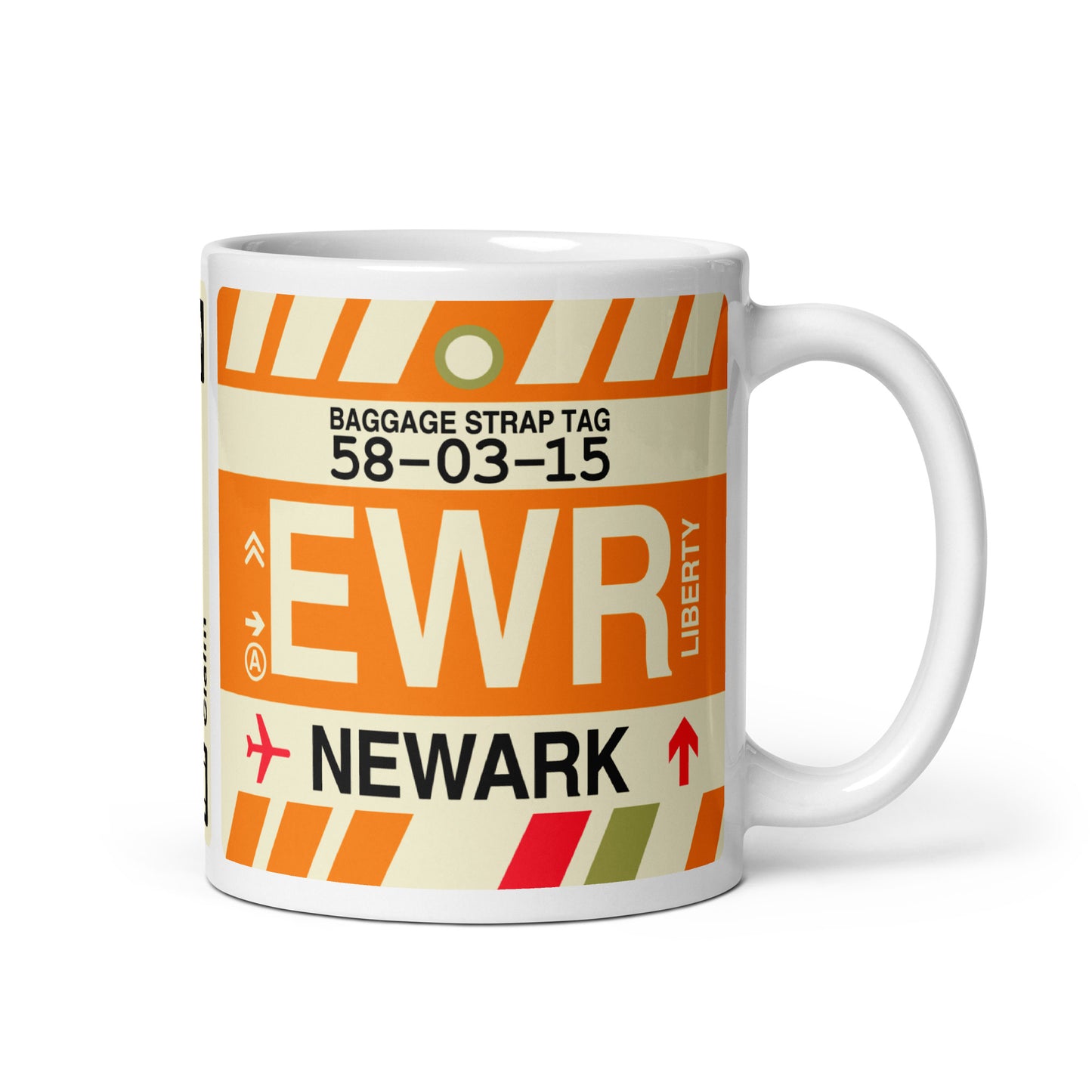 Travel Gift Coffee Mug • EWR Newark Souvenir • YHM Designs - Image 01