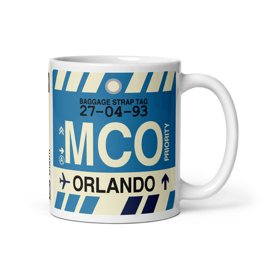 Travel Gift Coffee Mug • MCO Orlando • YHM Designs - Image 01