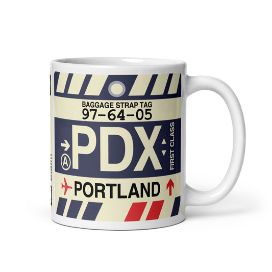 Travel Gift Coffee Mug • PDX Portland • YHM Designs - Image 01