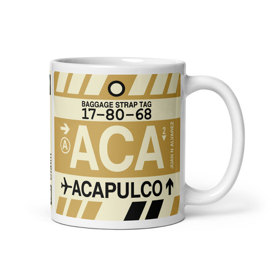 Travel Gift Coffee Mug • ACA Acapulco • YHM Designs - Image 01