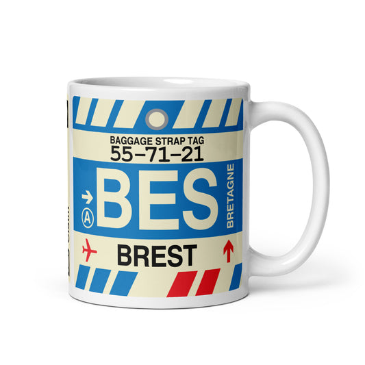 Travel Gift Coffee Mug • BES Brest • YHM Designs - Image 01