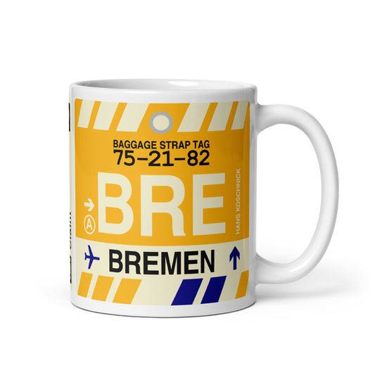 Travel Gift Coffee Mug • BRE Bremen • YHM Designs - Image 01