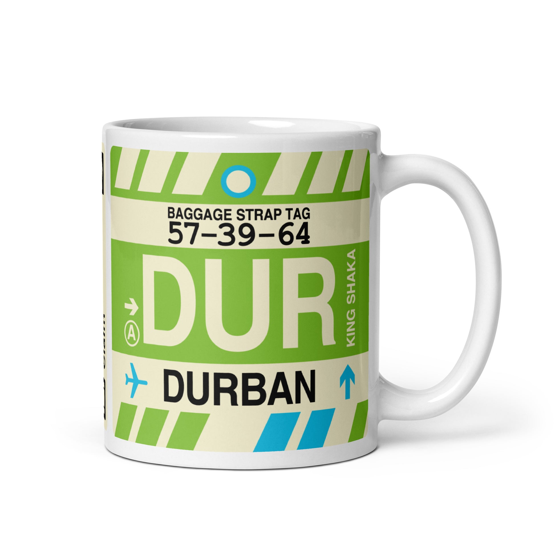 Travel Gift Coffee Mug • DUR Durban • YHM Designs - Image 01
