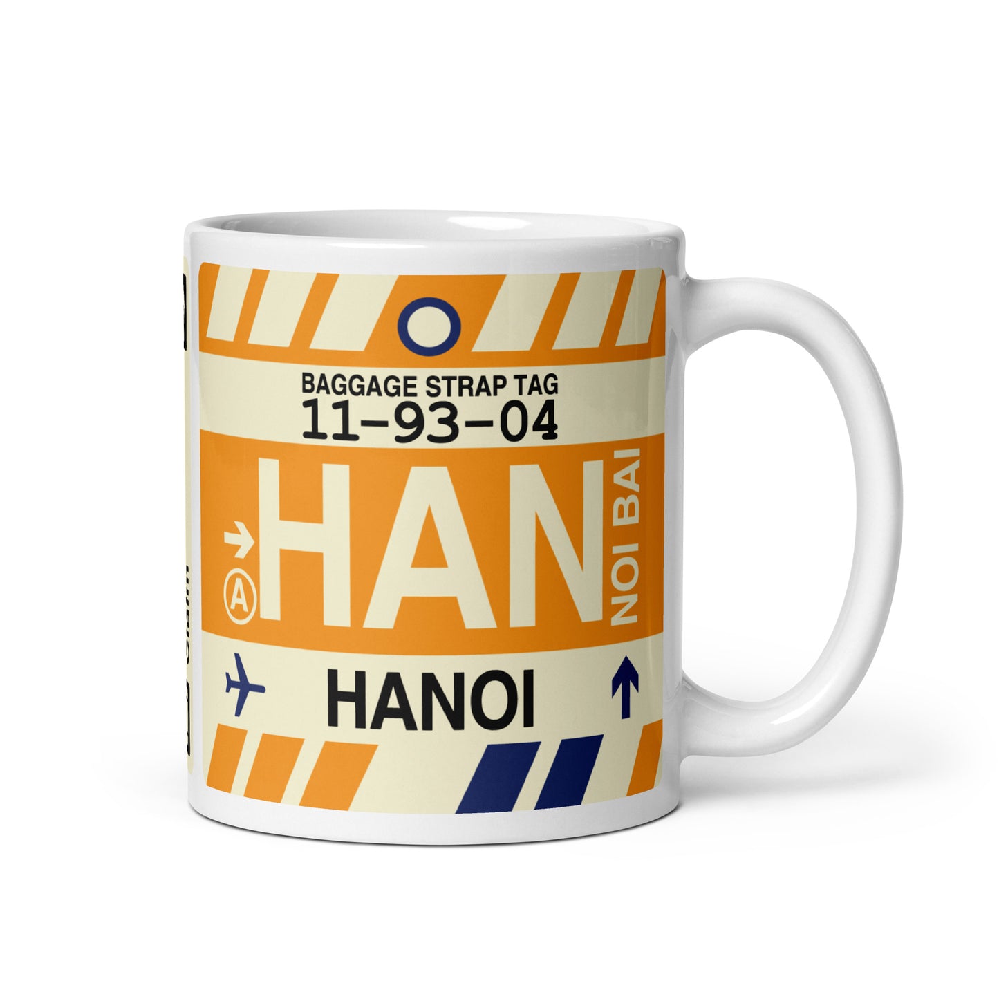 Travel-Themed Coffee Mug • HAN Hanoi • YHM Designs - Image 01