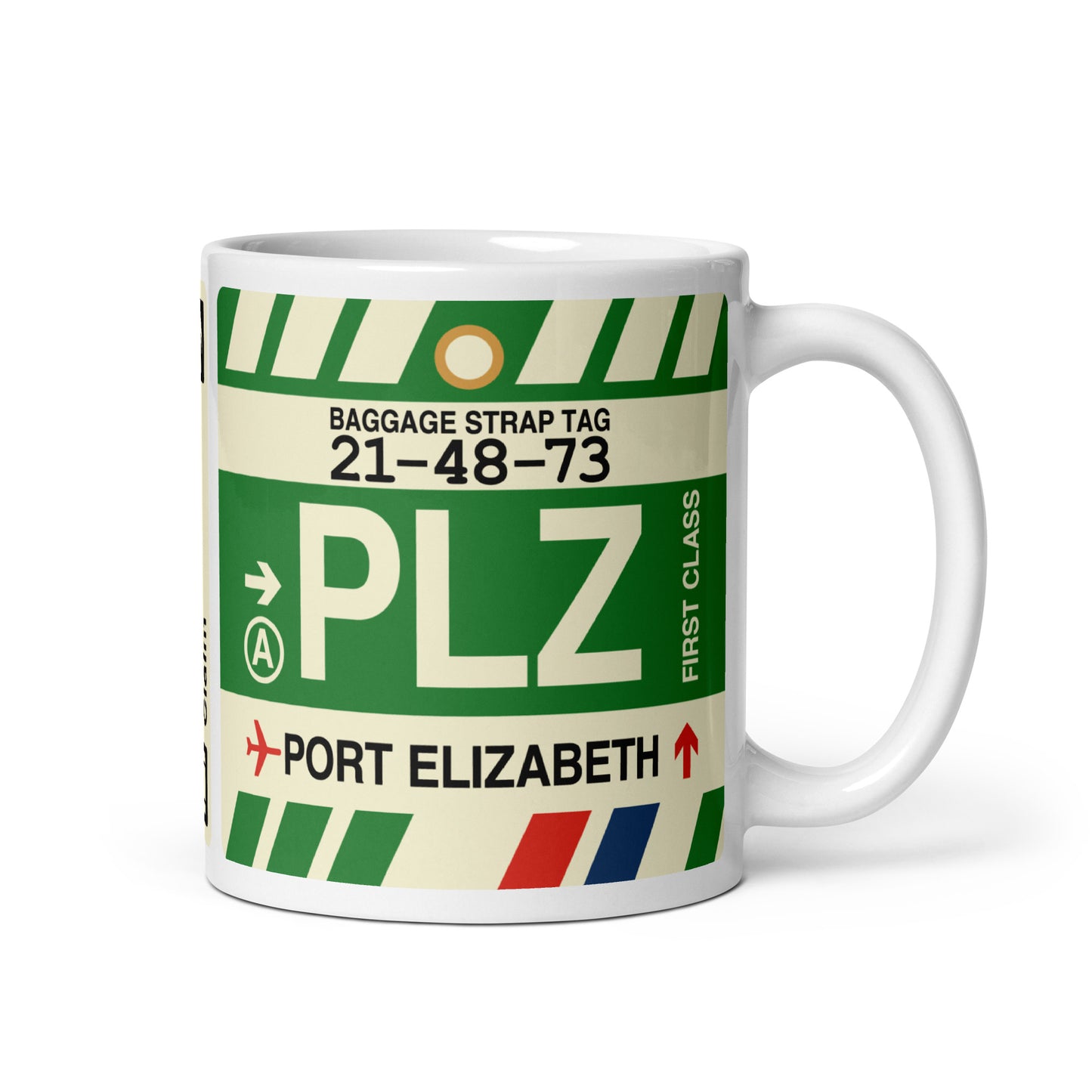Travel Gift Coffee Mug • PLZ Port Elizabeth Souvenir • YHM Designs - Image 01