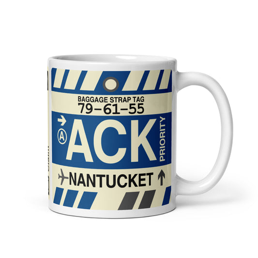 Travel Gift Coffee Mug • ACK Nantucket • YHM Designs - Image 01