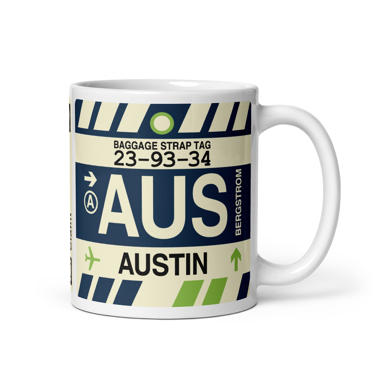 Austin Texas Coffee Mugs and Water Bottles • AUS Airport Code