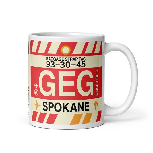 Travel Gift Coffee Mug • GEG Spokane • YHM Designs - Image 01