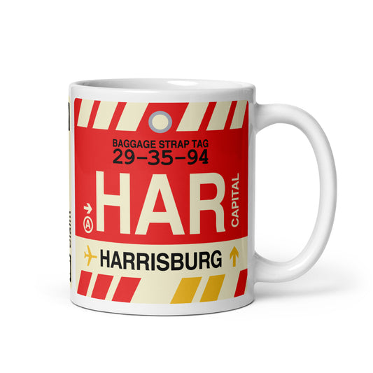 Travel Gift Coffee Mug • HAR Harrisburg • YHM Designs - Image 01