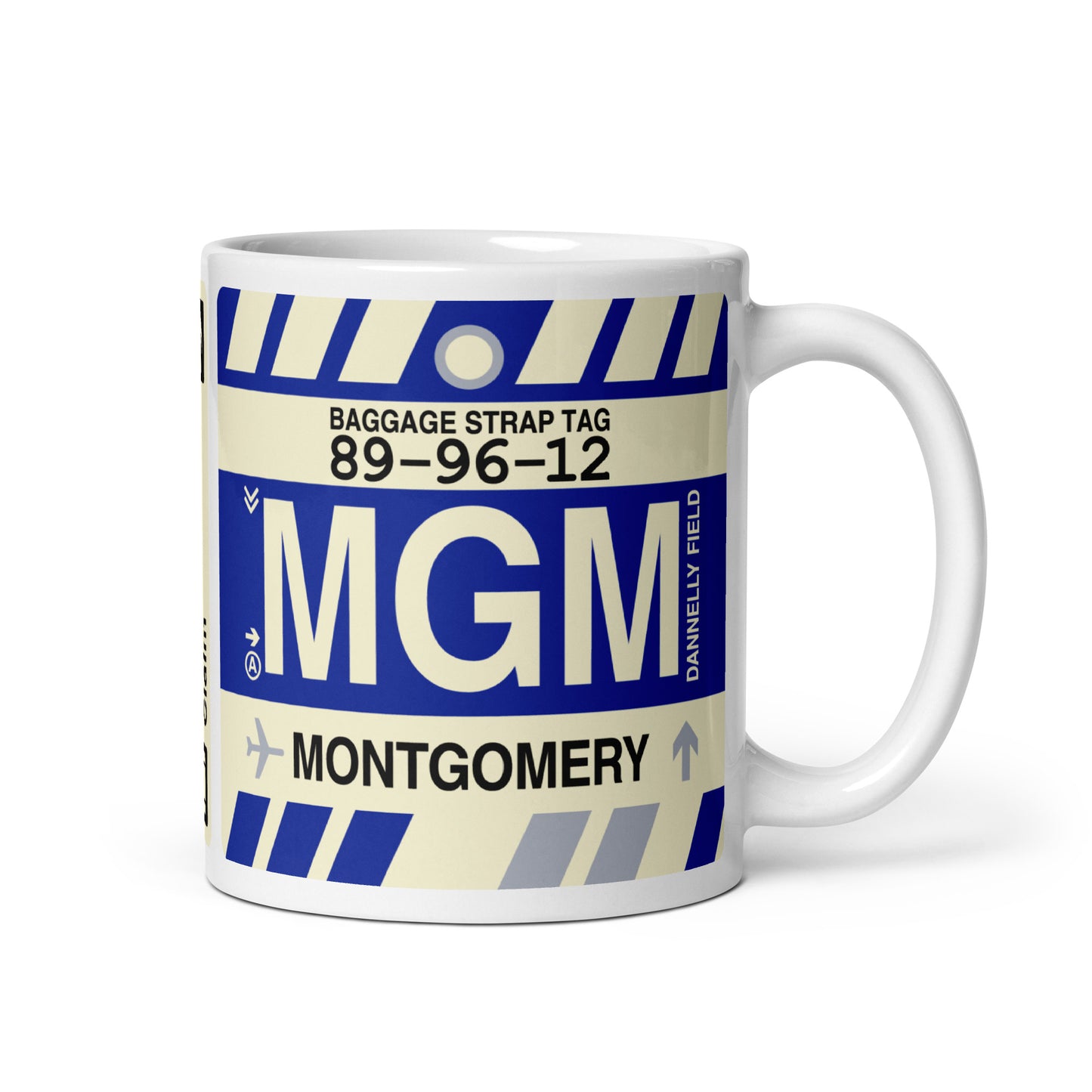 Travel-Themed Coffee Mug • MGM Montgomery • YHM Designs - Image 01