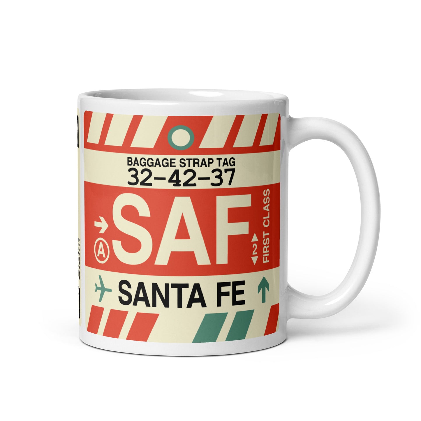 Travel Gift Coffee Mug • SAF Santa Fe Souvenir • YHM Designs - Image 01