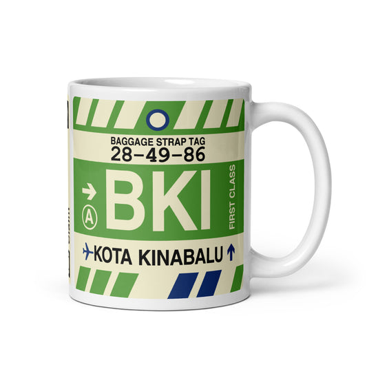 Travel Gift Coffee Mug • BKI Kota Kinabalu • YHM Designs - Image 01