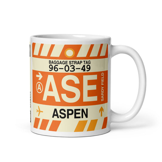 Travel Gift Coffee Mug • ASE Aspen • YHM Designs - Image 01