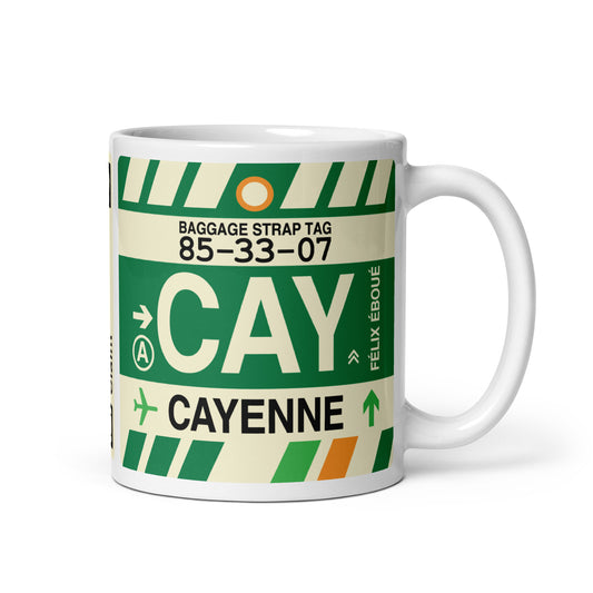 Travel Gift Coffee Mug • CAY Cayenne • YHM Designs - Image 01