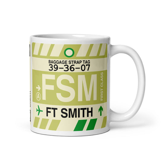 Travel Gift Coffee Mug • FSM Fort Smith • YHM Designs - Image 01