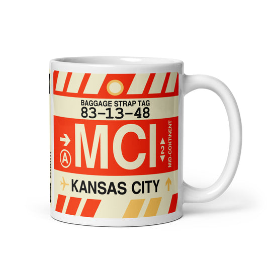 Travel Gift Coffee Mug • MCI Kansas City • YHM Designs - Image 01