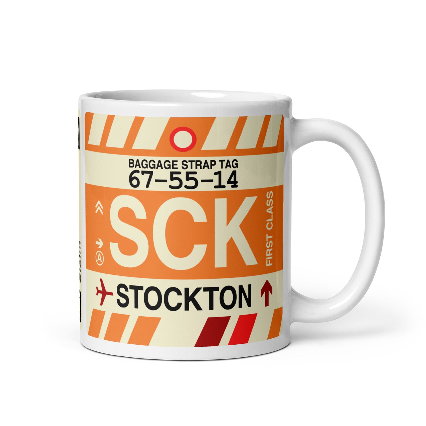 Travel Gift Coffee Mug • SCK Stockton Souvenir • YHM Designs - Image 01