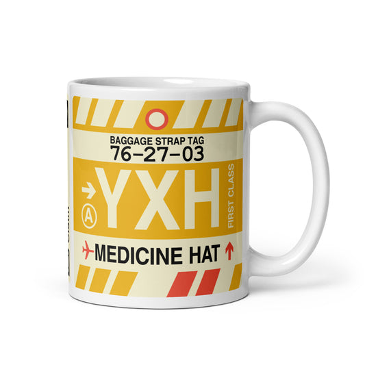 Travel Gift Coffee Mug • YXH Medicine Hat • YHM Designs - Image 01